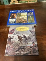 The Civil War A Photographic History &amp; Gettysburg The Paintings Of Mort ... - $187.20 MXN
