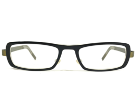Lindberg Eyeglasses Frames 1016 AB10 Black Green Rectangular Acetanium 5... - £203.97 GBP