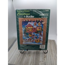 Bucilla Jeweled Advent Calendar Kit &quot;Santa&#39;s House&quot; 14&quot; x 15.5&quot; Christmas Decor - $89.97