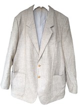 Men&#39;s Wool Blazer Coat Jacket Suede Patches SZ 46R Jaguar - £13.18 GBP