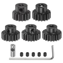 uxcell M1 Mod1 Pinion Gear Set 5mm Shaft 16T 17T 18T 19T 20T Motor Gears Hardene - £26.24 GBP