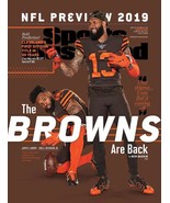 NFL Preview 2019 Sports Illustrated Browns Jarvis Landry Odell Beckham A... - $29.99