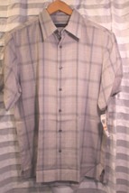 NEW NWT VIA EUROPA Men&#39;s &quot;Easy Care&quot; Cotton/Polyester Button-Front Shirt... - £6.82 GBP