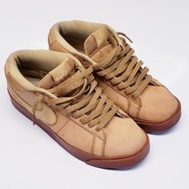 Nike Blazer SB SZ9.5 Mens Beige 2010 Metallic Gold Dust Wheat Color-Ankle Shoes - £58.30 GBP