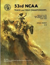 53rd Ncaa Track And Field Championships Official Program June 1974, Austin, Tx - £17.97 GBP