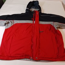Columbia Sportswear SM7613 Men's Red & Black Hidden Hoodie Full Zip Jacket XL image 9