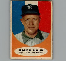 1961 Topps Ralph Houk #133 New York Yankees - £2.45 GBP