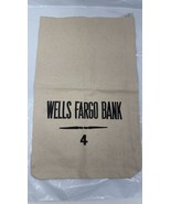 Vintage Canvas Wells Fargo Bank Bag Number 4 - €42,74 EUR