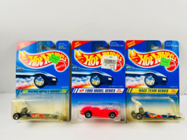 Lot 3 - 1994 Hot Wheels: 13326 Dragster, 58 Corvette Coupe, 13265 Dragster - £14.94 GBP