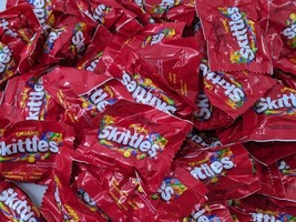 Skittles Original Fun Size Packets Individually Wrapped 3LBs Bag bulk candy - £19.18 GBP