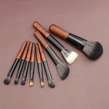 LOYBJ 9pcs Protable Makeup Brushes Set Mini Cosmetic Brush Powder Foundation Blu - £42.03 GBP