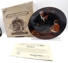 Knowles &quot;The Tycoon&quot; Collectors Plate By Norman Rockwell. Limited Edition. 1982 - £13.18 GBP