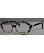Caviar 3025 Eyeglasses Oversize Women&#39;s Brown Purple C28 Authentic New - $249.95