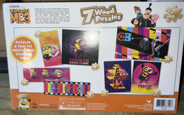 Despicable Me 3 Cardinal 7 Wood Jigsaw Puzzles of 12-24 Piece NEW IN ITS WRAPPER - £19.68 GBP