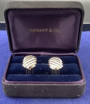 Tiffany &amp; Co. Sterling And 18K Gold Cuff Links - £415.46 GBP
