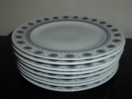 Rosenthal Tapio Wirkkala Ice Blossom 1960s Bread and Butter Plates Set of 8 - $117.81