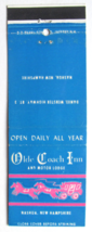 Olde Coach Inn &amp; Motor Lodge - Nashua, New Hampshire Restaurant Matchbook Cover - £1.37 GBP