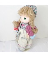 Precious Moments Musical Doll With Stand Let It Snow Christmas tune 1988... - $24.19