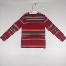 Boys Cat And Jack T Shirt, Size 6/7, Gently Used, Red And Grey Long Sleeve - £3.90 GBP