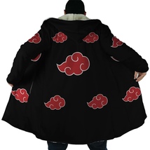 Anime Cloak Coat Unisex Naruto Akatsuki Dream Cloak Men Women Coat Jacket XS-5XL - £62.77 GBP - £70.61 GBP