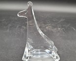 Rare Baccarat Crystal Clear Glass Rocking Giraffe Tall France Has Tiny Chip - £31.13 GBP