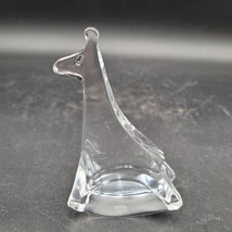 Rare Baccarat Crystal Clear Glass Rocking Giraffe Tall France Has Tiny Chip - £31.15 GBP