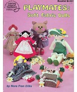 American School of Needlework &#39;Playmates Soft Fabric Dolls&#39; Vintage Patt... - £7.04 GBP