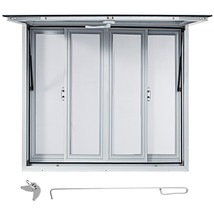 VEVOR 36x36in Concession Stand Trailer Serving Window w/ 4 Screen Windows - $607.83