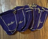 Lot of 12 Purple Crown Royal Bags from 1 LT Bottles Great For Jacket Making - £19.72 GBP