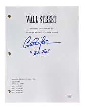 Charlie Sheen Signé Mural Rue Film Écriture Bourgeon Fox Inscription JSA - £153.84 GBP