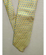 346 Brooks Brothers US Neck Tie/Necktie Silk yellow blue paisley 60&quot;x3.25&quot; - $15.29