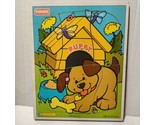 Retro 1995 Playskool Puppy Dog Outdoor 6 Piece Puzzle - £11.43 GBP