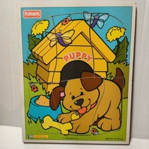 Retro 1995 Playskool Puppy Dog Outdoor 6 Piece Puzzle - £11.20 GBP