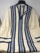 70s Vtg Mamouzaki’s Greek Caftan Dress Mod Lounger Bohemian Hand Woven S... - $71.25