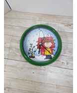 PEANUTS Christmas Carol Clock Works Snoopy Charlie Brown &amp; Gang by Schul... - $365.52 MXN