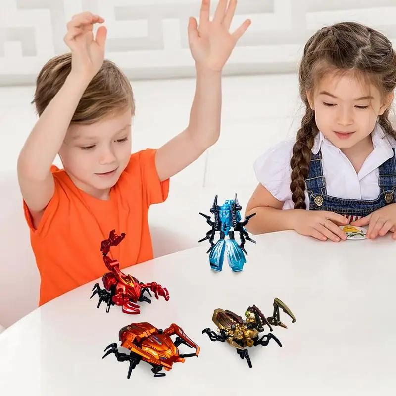 Deformation Robot Toys Mantis Scorpion Transformable Alloy Steel Beast, - £16.41 GBP+
