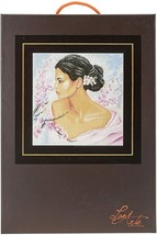 Counted Cross Stitch Kit &quot;Lady With Blossom&quot; By Lanarte - £59.66 GBP