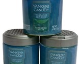 3X Yankee Candle Turquoise Glass Fragrance Spheres Odor Neutralizing Bea... - $29.95