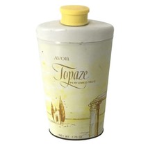 Vintage AVON Topaze Perfumed Talc Body With Powder Tin 2.75 oz - £7.66 GBP