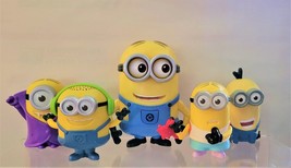 Despicable Me Minion Figures Toys of 5 PVC Rubber &amp; Plastic Mattel Toys - £9.00 GBP