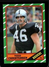 1986 Topps #64 Todd Christensen Exmt La Raiders *XR30889 - £1.15 GBP