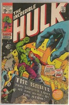 Incredible Hulk #140 ORIGINAL Vintage 1971 Marvel Comics 1st App Jarella - £47.36 GBP
