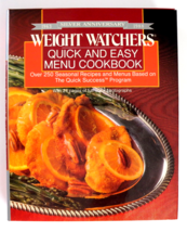 Weight Watchers : Quick and Easy Menu Cookbook by Inc. Staff Weight Watchers... - £11.63 GBP