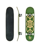Green World Peace Graphic Bamboo Skateboard (Complete Skateboards)  - £103.11 GBP