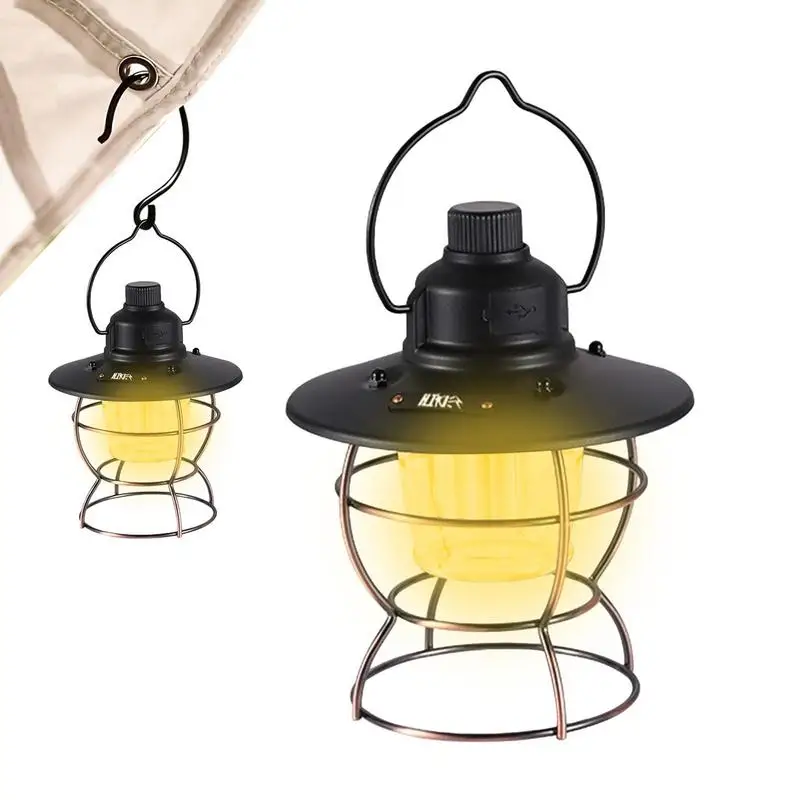 Wild Retro Handheld Lamp, Waterproof Outdoor Tent Hanging Lights, Camping - £23.57 GBP+