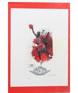 Michael Jordan &#39;Air Jordan&#39; Print By Fairchild Paris LE 18/25 - $202.71 CAD