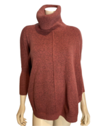 LOFT Women&#39;s 3/4 Sleeve Turtleneck Sweater Pink XS - €20,45 EUR
