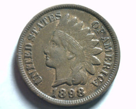 1898 Indian Cent Penny Extra Fine Xf Extremely Fine Ef Nice Original Coin - $12.00