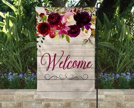 Floral Garden Flag, 12 x 18, Decorative Garden Flag - £12.76 GBP