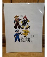 The Sewing Bee Pattern 1576 Four Designs for Sock Dolls About 14&quot; Firema... - $330.52 MXN